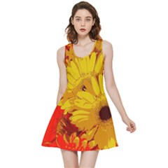 Flower Daisies Bloom Blossom Inside Out Reversible Sleeveless Dress by Wegoenart