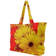 Flower Daisies Bloom Blossom Simple Shoulder Bag by Wegoenart