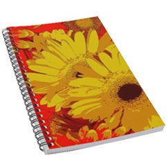 Flower Daisies Bloom Blossom 5 5  X 8 5  Notebook by Wegoenart