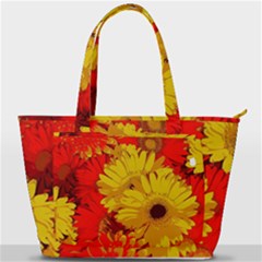 Flower Daisies Bloom Blossom Back Pocket Shoulder Bag  by Wegoenart