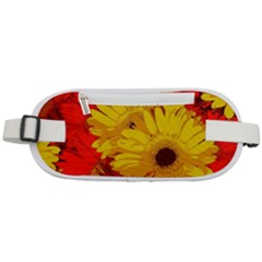 Flower Daisies Bloom Blossom Rounded Waist Pouch by Wegoenart