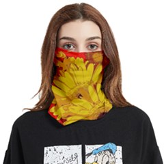 Flower Daisies Bloom Blossom Face Covering Bandana (two Sides) by Wegoenart