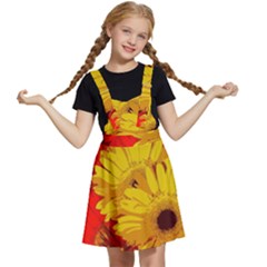 Flower Daisies Bloom Blossom Kids  Apron Dress by Wegoenart