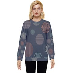 Background Pattern Wallpaper Hidden Pocket Sweatshirt