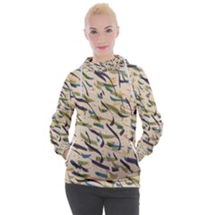 Abstract Pattern Freestyle Painting Women s Hooded Pullover by Wegoenart