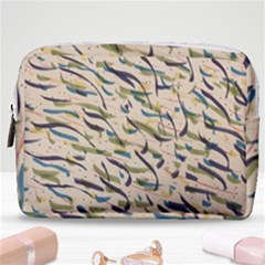 Abstract Pattern Freestyle Painting Make Up Pouch (medium) by Wegoenart