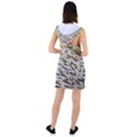 Abstract Pattern Freestyle Painting Racer Back Hoodie Dress View2