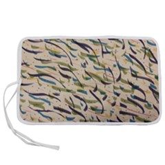 Abstract Pattern Freestyle Painting Pen Storage Case (s) by Wegoenart