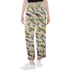 Abstract Pattern Freestyle Painting Women s Pants  by Wegoenart