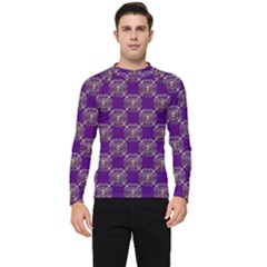 Background Pattern Design Men s Long Sleeve Rash Guard by Wegoenart