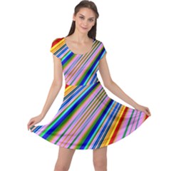 Background-colors-colorful-design Cap Sleeve Dress by Pakrebo