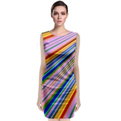 Background-colors-colorful-design Sleeveless Velvet Midi Dress