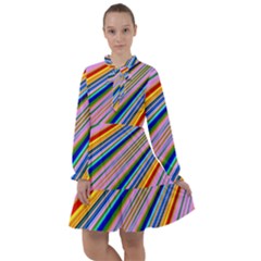 Background-colors-colorful-design All Frills Chiffon Dress by Pakrebo