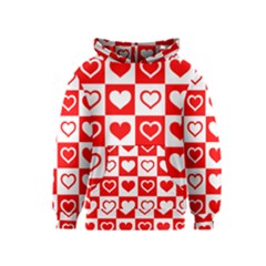 Background-card-checker-chequered Kids  Pullover Hoodie