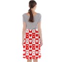 Background-card-checker-chequered Midi Beach Skirt View2