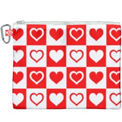 Background-card-checker-chequered Canvas Cosmetic Bag (xxxl)