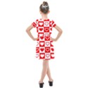 Background-card-checker-chequered Kids  Cross Web Dress View2