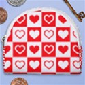 Background-card-checker-chequered Horseshoe Style Canvas Pouch View1