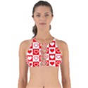 Background-card-checker-chequered Perfectly Cut Out Bikini Top View1