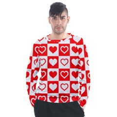 Background-card-checker-chequered Men s Long Sleeve Raglan Tee