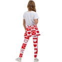 Background-card-checker-chequered Kids  Skirted Pants View2