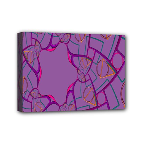 Abstract-1 Mini Canvas 7  X 5  (stretched) by nateshop