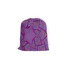 Abstract-1 Drawstring Pouch (small) by nateshop