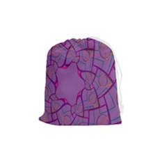 Abstract-1 Drawstring Pouch (medium) by nateshop