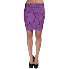 Abstract-1 Bodycon Skirt by nateshop