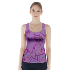 Abstract-1 Racer Back Sports Top