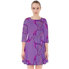 Abstract-1 Smock Dress by nateshop