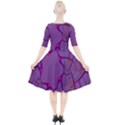 Abstract-1 Quarter Sleeve A-Line Dress View2