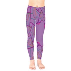 Abstract-1 Kids  Leggings by nateshop