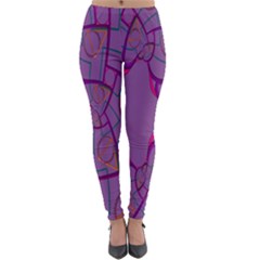 Abstract-1 Lightweight Velour Leggings