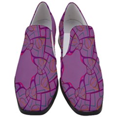 Abstract-1 Women Slip On Heel Loafers by nateshop