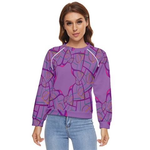 Abstract-1 Women s Long Sleeve Raglan Tee by nateshop