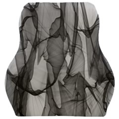 Abstract-black White (1) Car Seat Velour Cushion  by nateshop