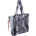 Abstract-black White (1) Drawstring Tote Bag View2