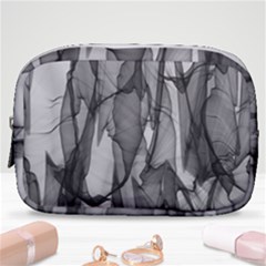 Abstract-black White (1) Make Up Pouch (small) by nateshop