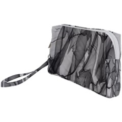 Abstract-black White (1) Wristlet Pouch Bag (small) by nateshop