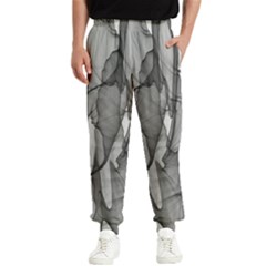 Abstract-black White (1) Men s Elastic Waist Pants by nateshop