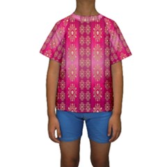 Background-15 Kids  Short Sleeve Swimwear by nateshop