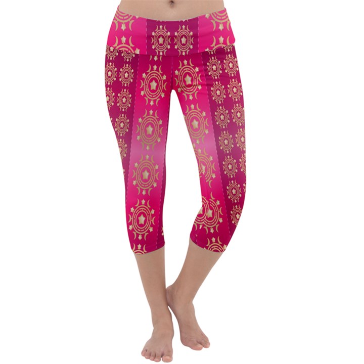 Background-15 Capri Yoga Leggings