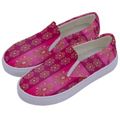 Background-15 Kids  Canvas Slip Ons by nateshop