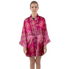 Background-15 Long Sleeve Satin Kimono by nateshop