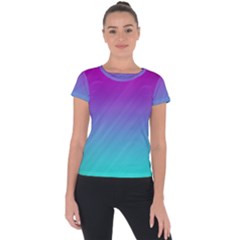 Background-16 Short Sleeve Sports Top 