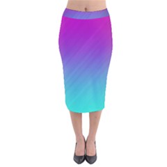 Background-16 Velvet Midi Pencil Skirt by nateshop