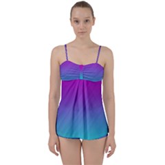 Background-16 Babydoll Tankini Set by nateshop