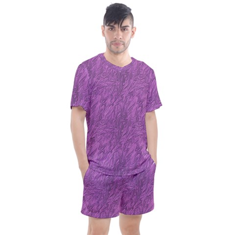 Background-17 Men s Mesh Tee And Shorts Set by nateshop