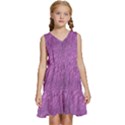 Background-17 Kids  Sleeveless Tiered Mini Dress View1